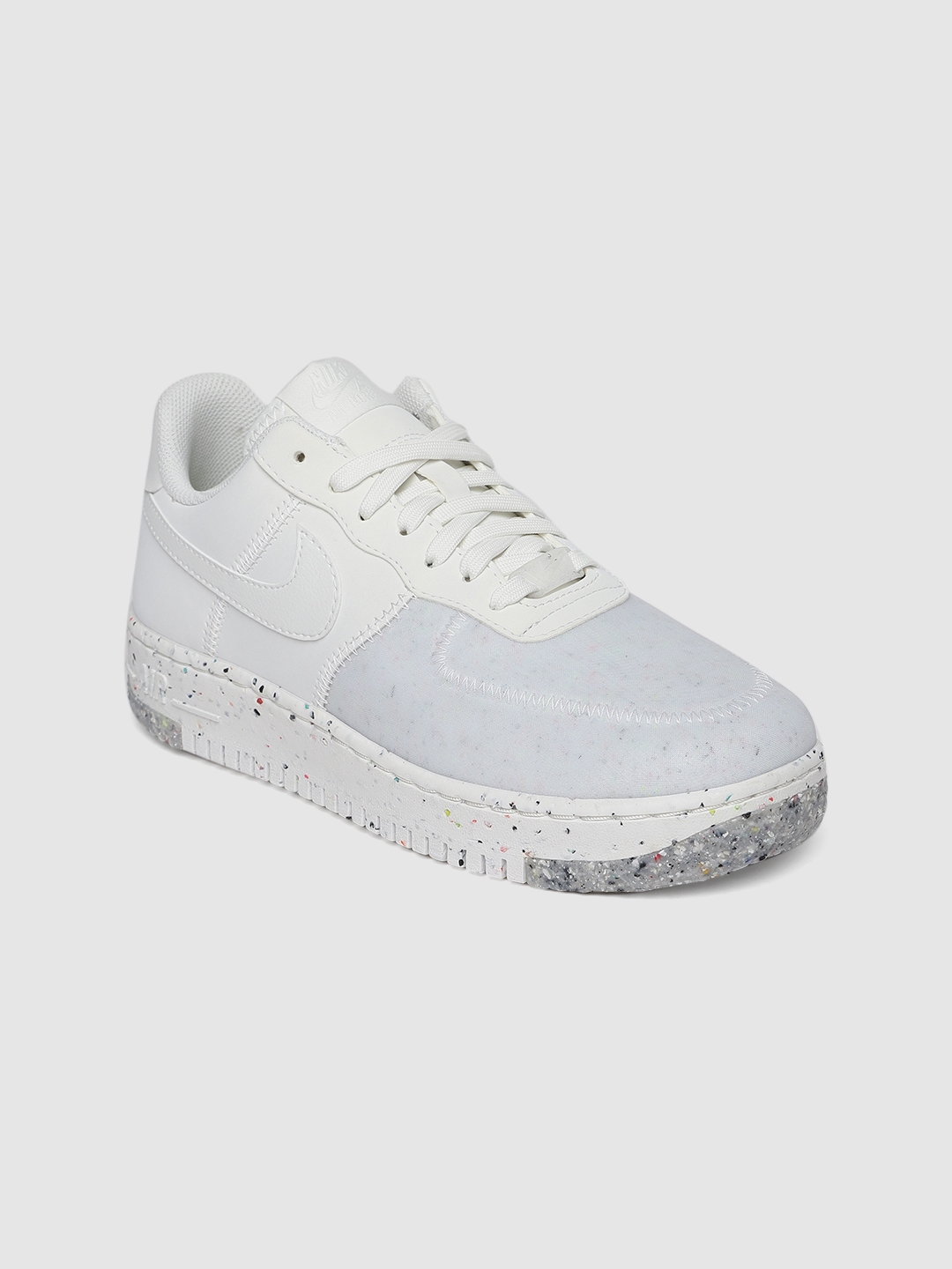 air force 1 crater faux leather and mesh sneakers