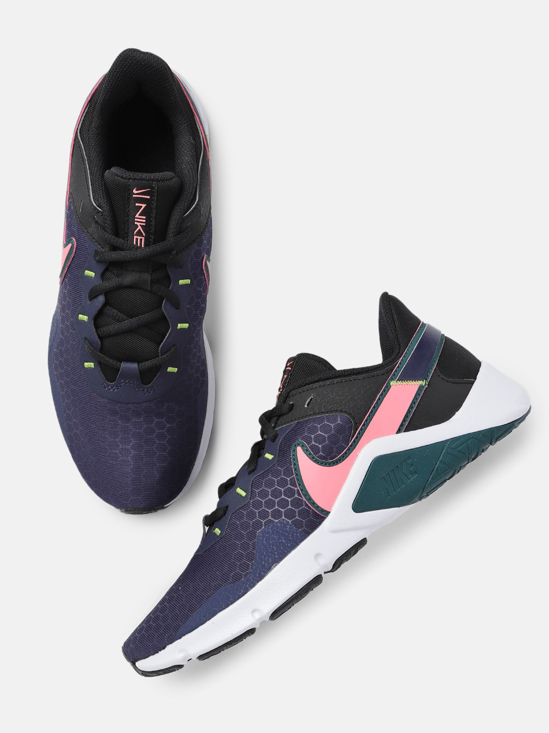 womens navy blue nike trainers