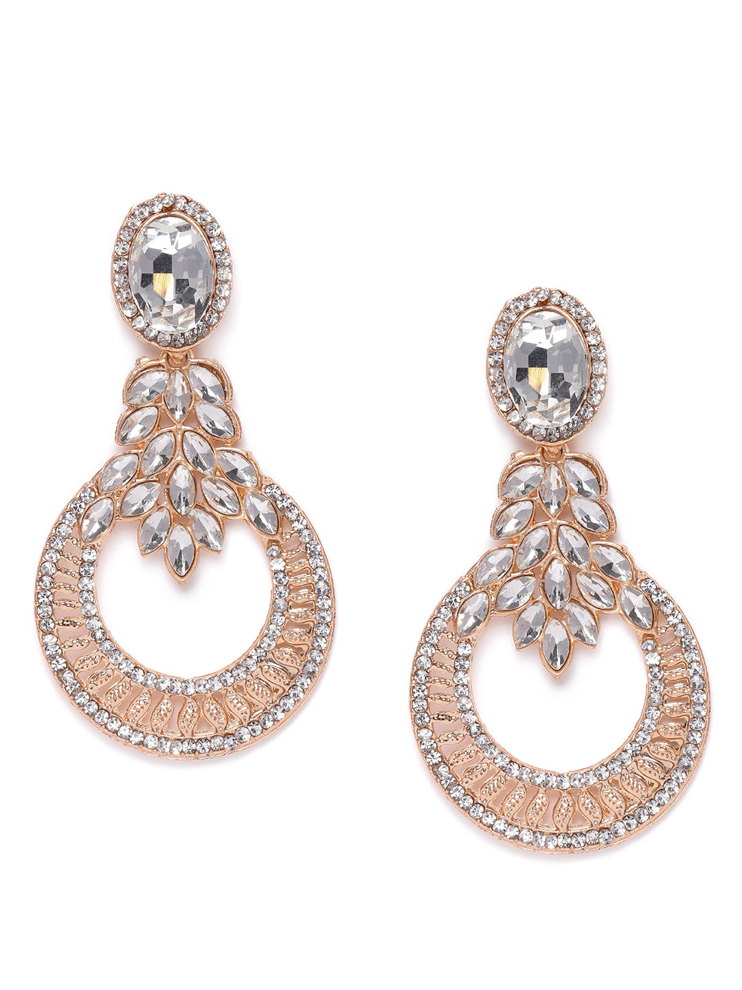 Buy Kord Store Gold Plated Contemporary Drop Earrings Earrings for Women 13340848 Myntra