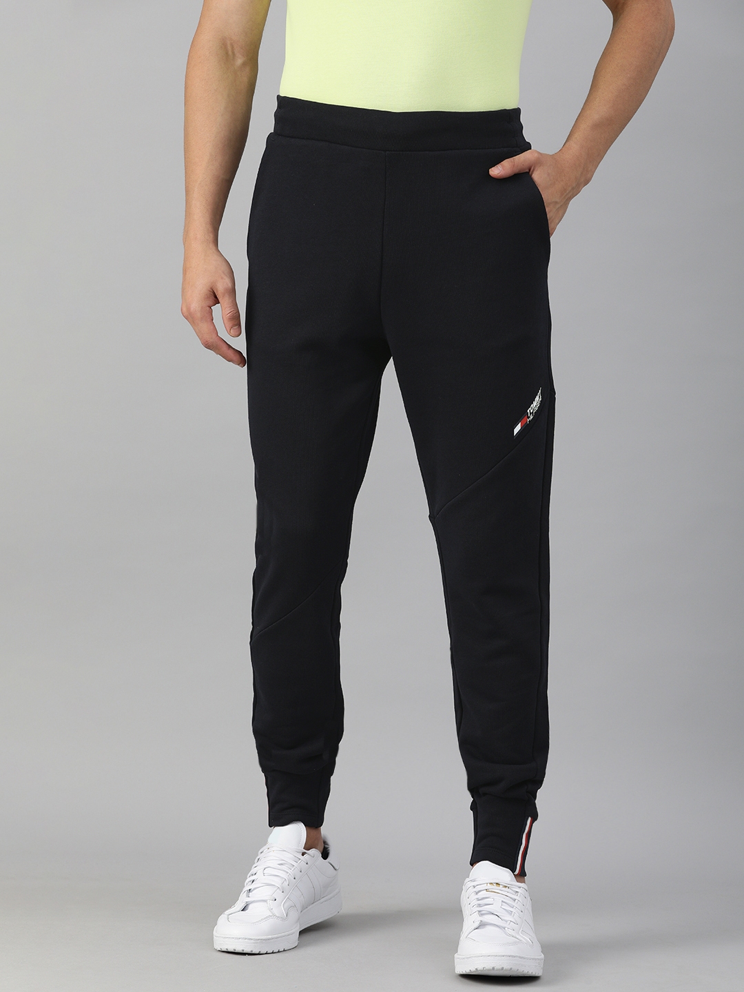 tommy hilfiger white track pants