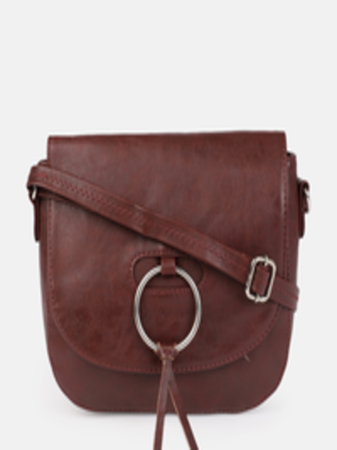 Buy Mast & Harbour Rust Brown Solid Sling Bag - Handbags for Women