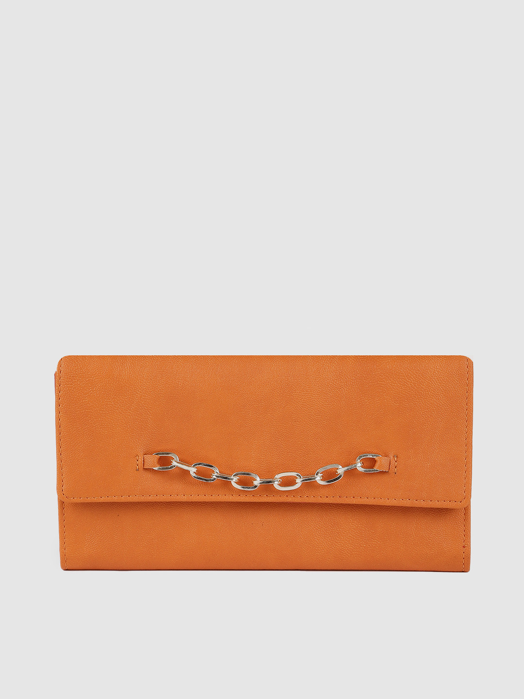 Buy Baggit Women Orange Solid Two Fold Wallet Wallets for Women