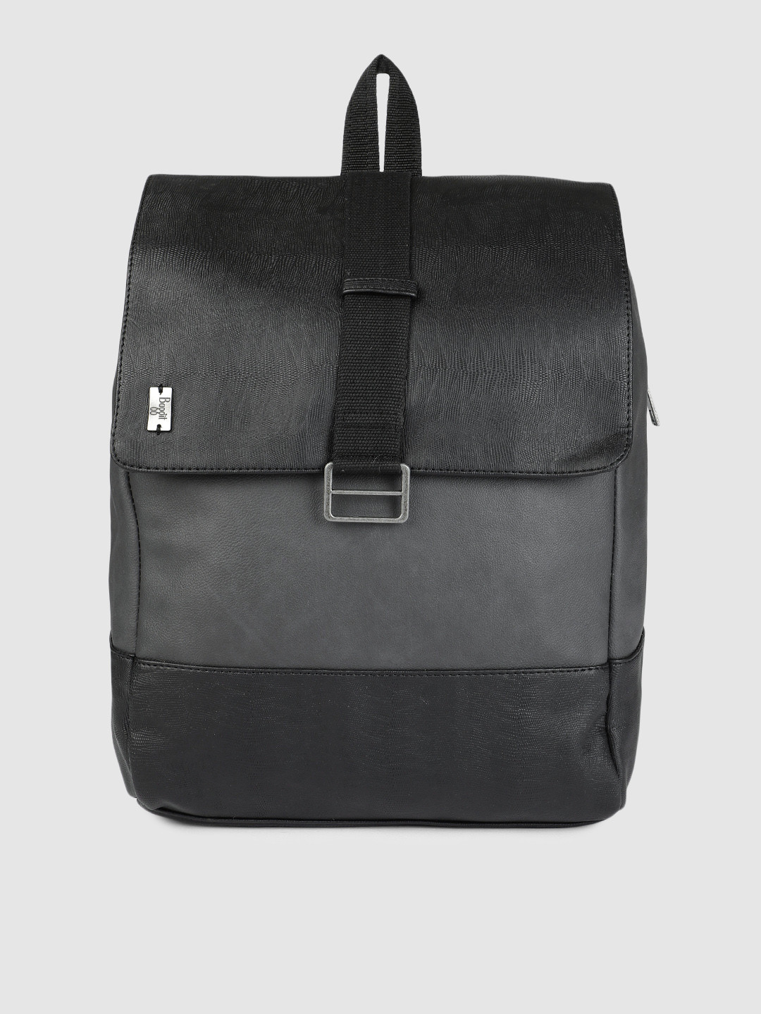 Buy Baggit Men Black Solid KOREA TIZZY Backpack - Backpacks for Men ...