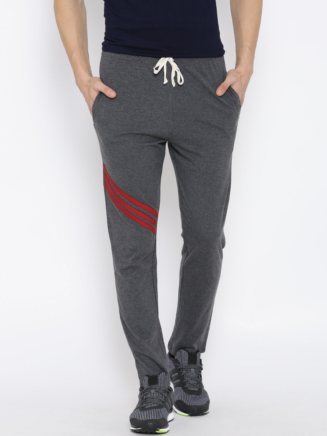 charcoal track pants