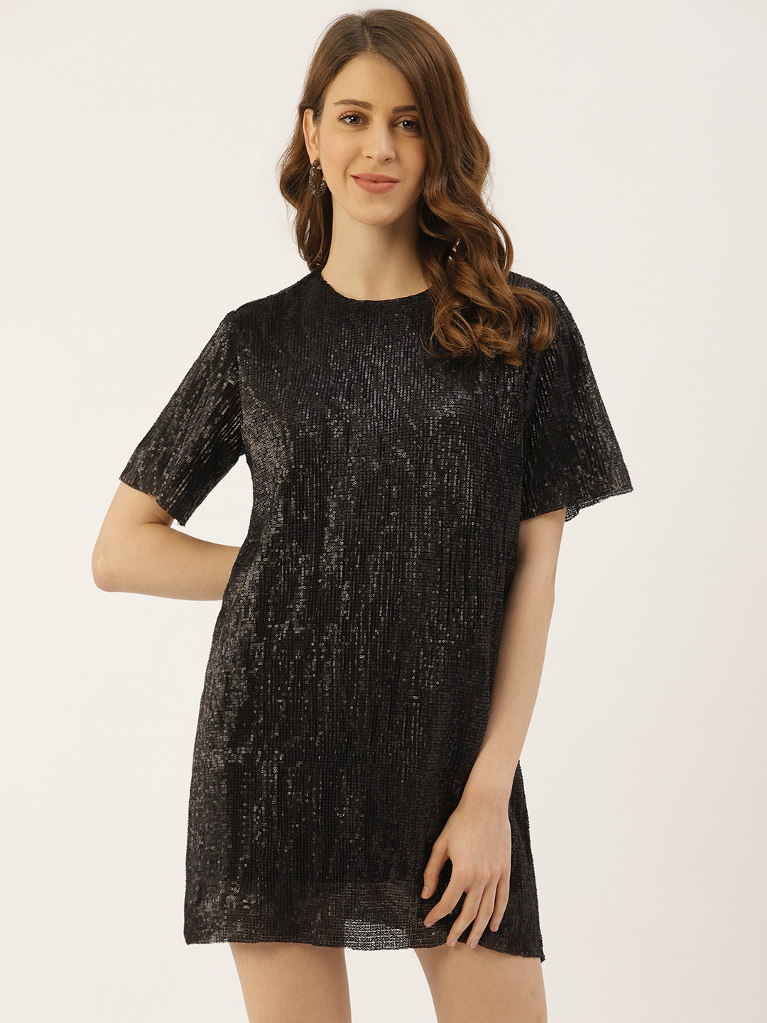Buy 20Dresses Women Black Embellished Shift Dress - Dresses for Women ...
