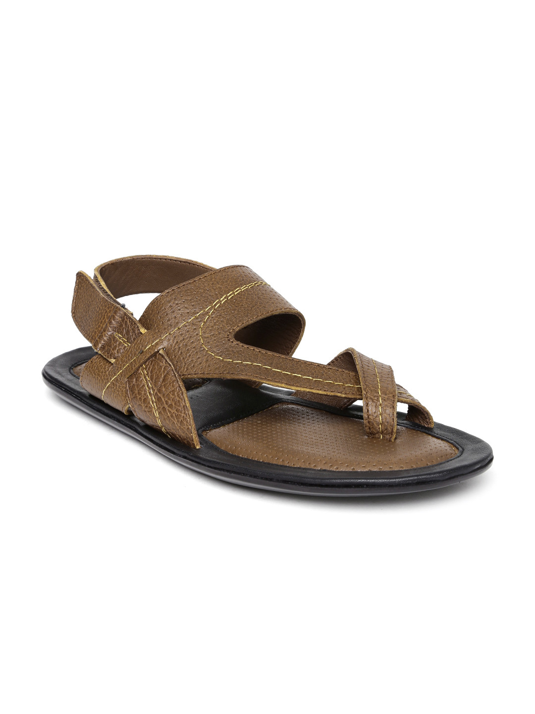 Buy Egoss Men Brown Leather Sandals Sandals for Men 1341027 Myntra