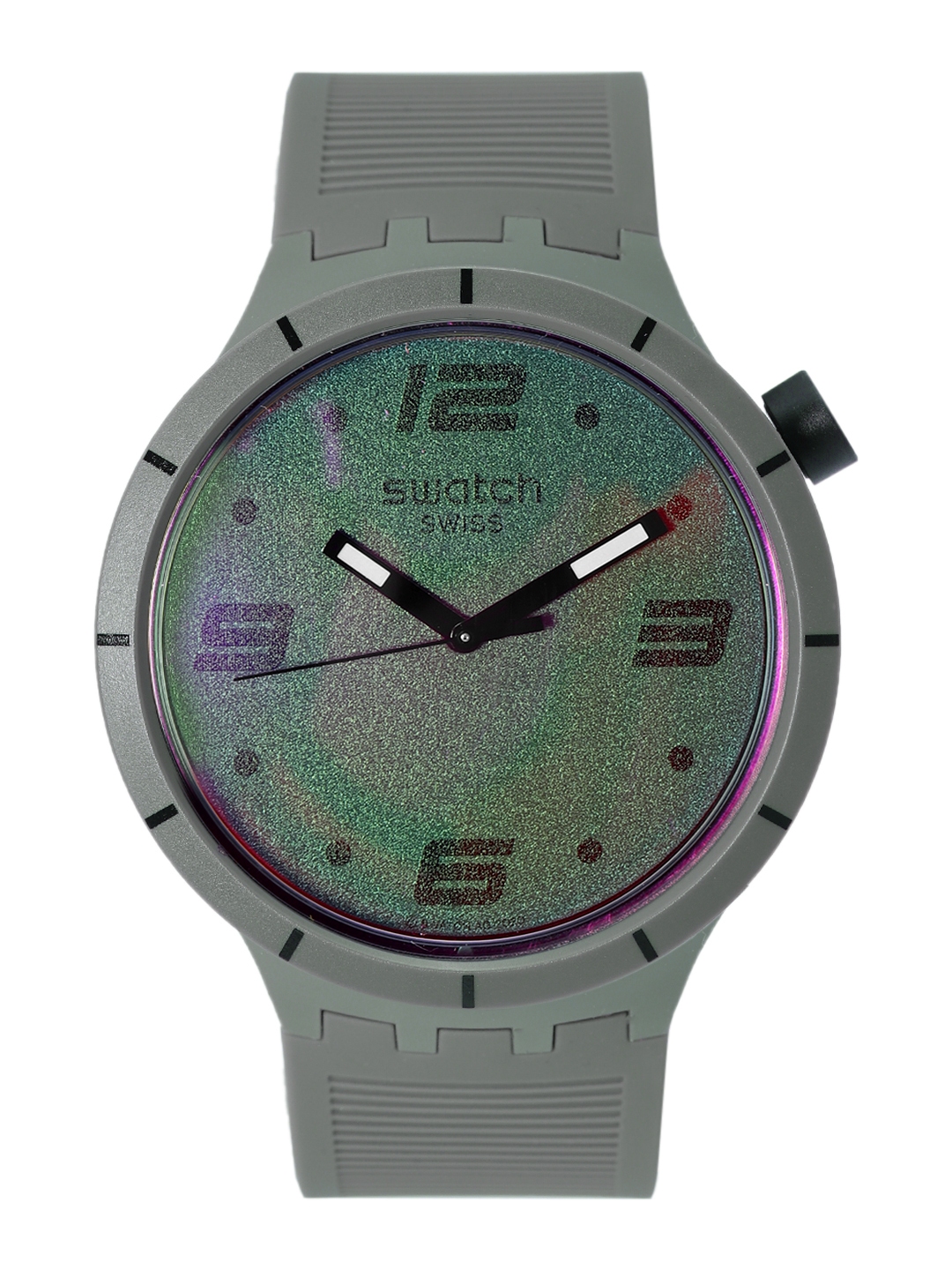 Buy Swatch Men Olive Green Water Resistant Analogue Watch SO27M105 ...