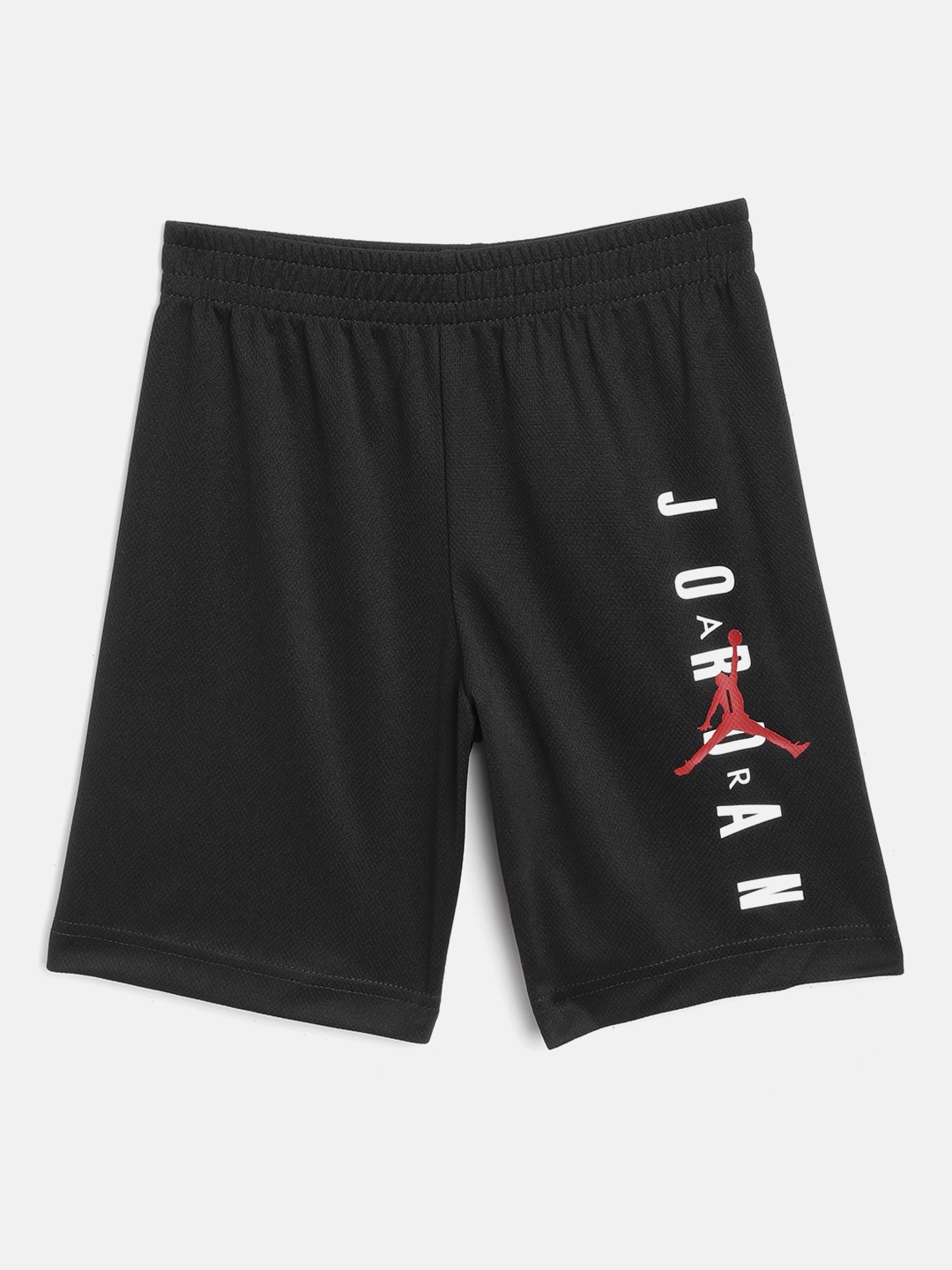 Buy Jordan Boys Black Vertical Logo Print Sports Shorts - Shorts for ...