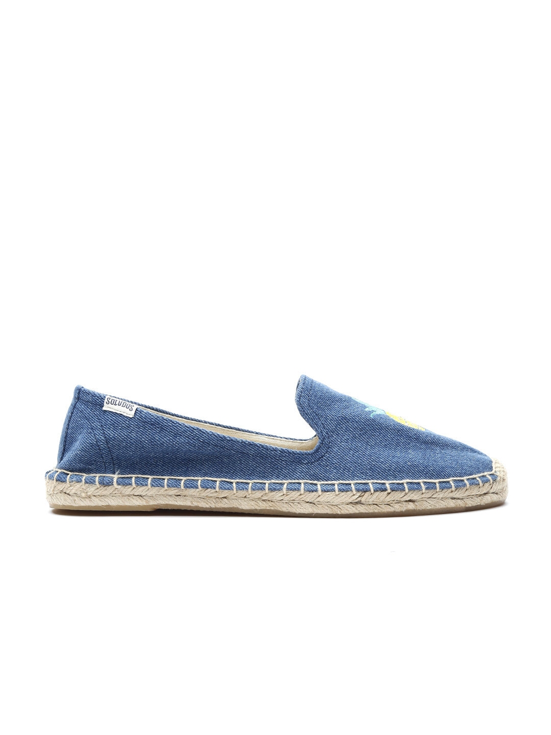 Buy Soludos Women Blue Embroidered Espadrilles - Casual Shoes for Women ...