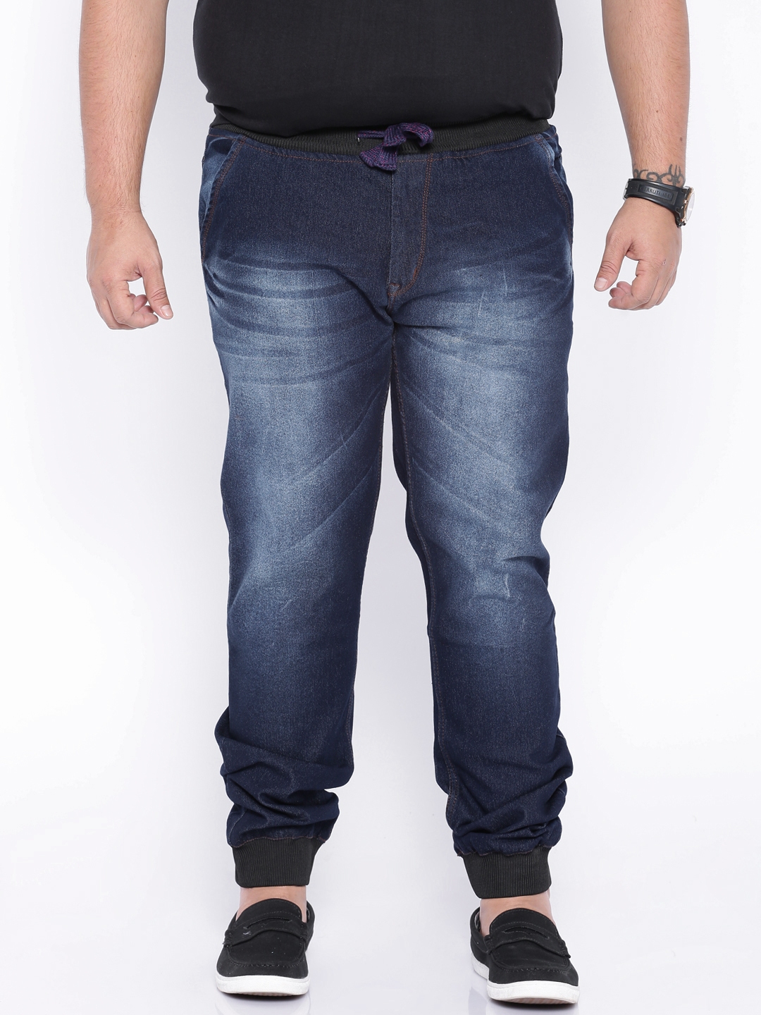 star denim joggers