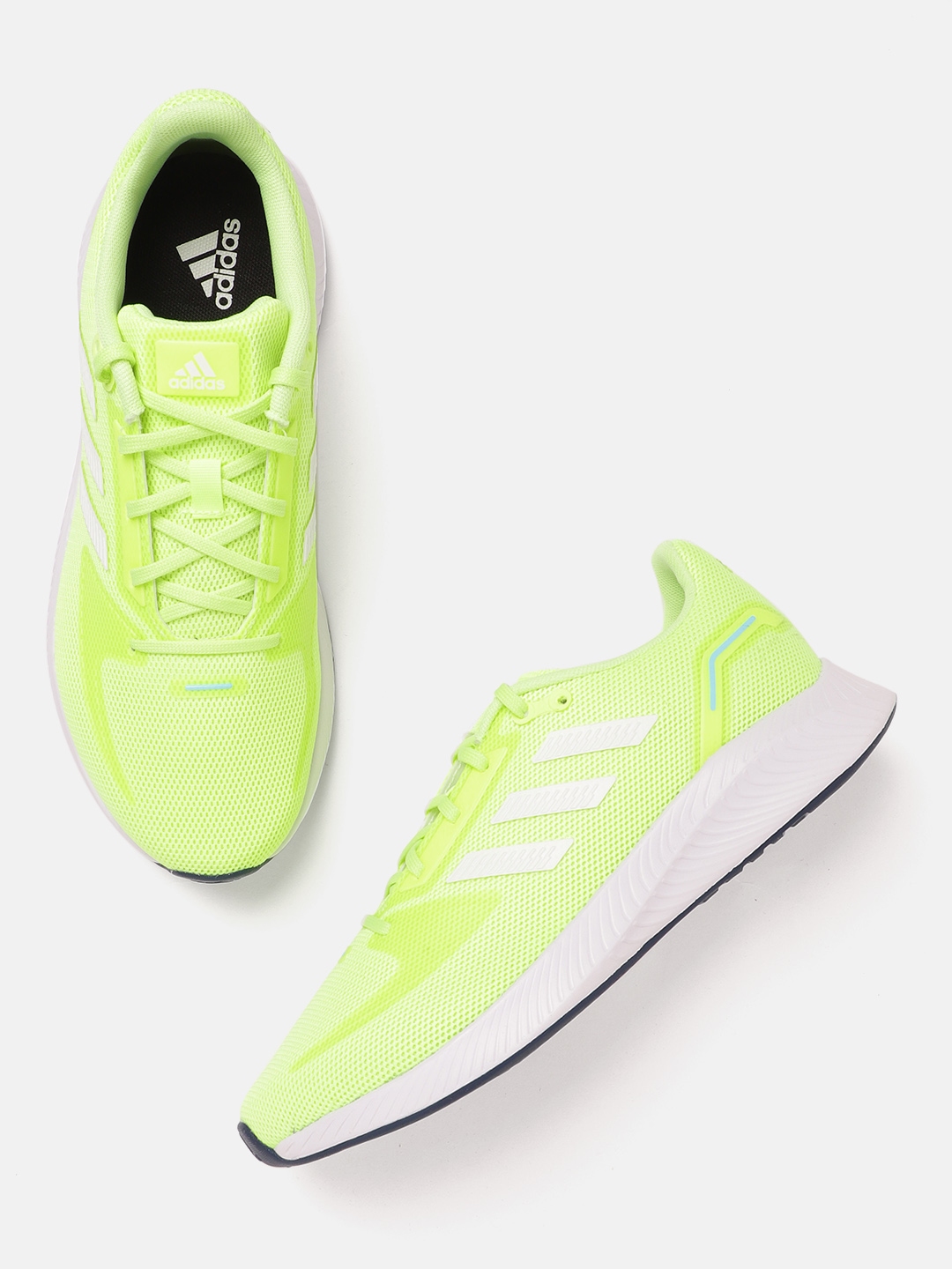 fluorescent green trainers