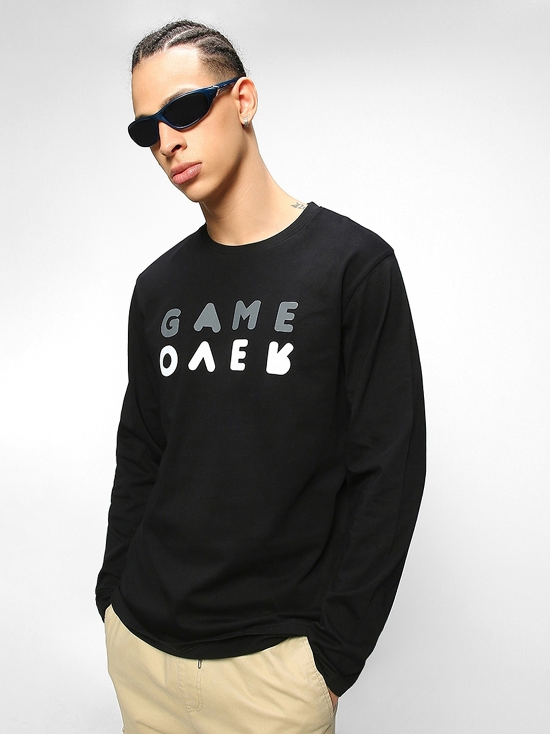 Buy Bewakoof Men Black Printed Round Neck Pure Cotton T Shirt Tshirts For Men 13451562 Myntra Buy Bewakoof Men Black Printed Round Neck Pure Cotton T Shirt Tshirts For Men 13451562 Myntra