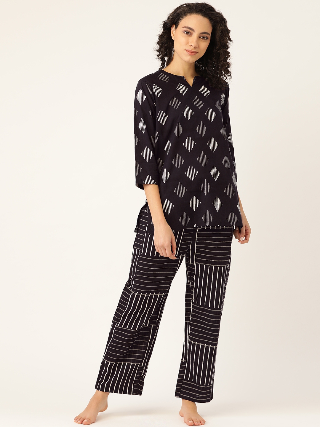 night suit for women black