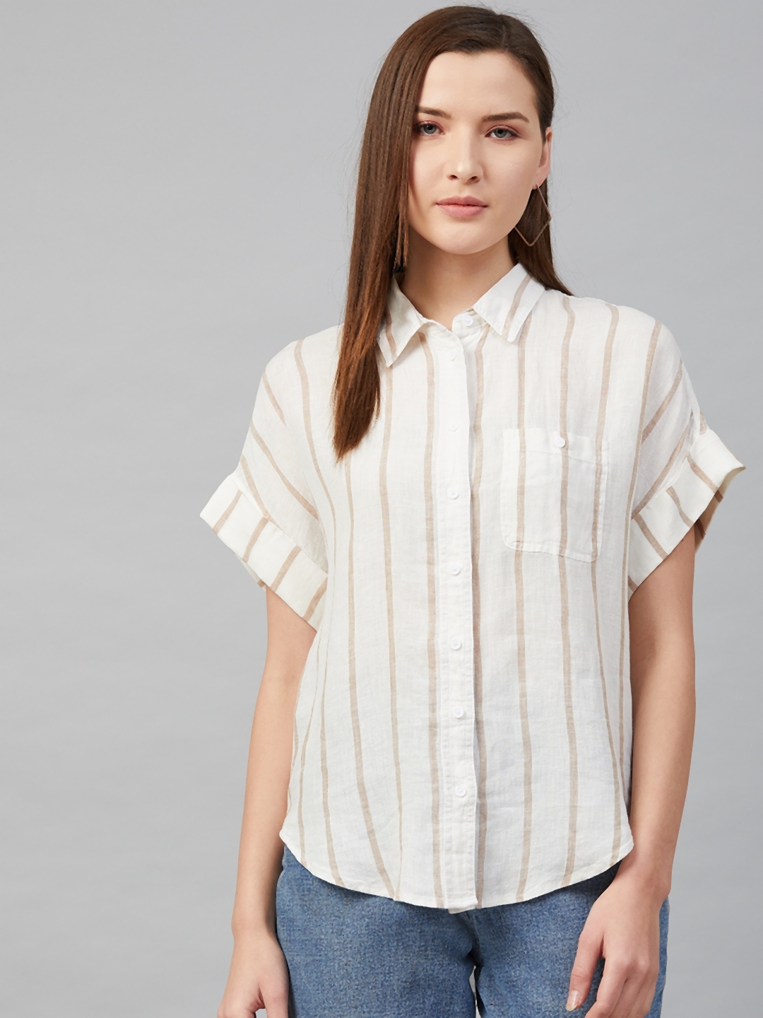marks and spencer linen shirts