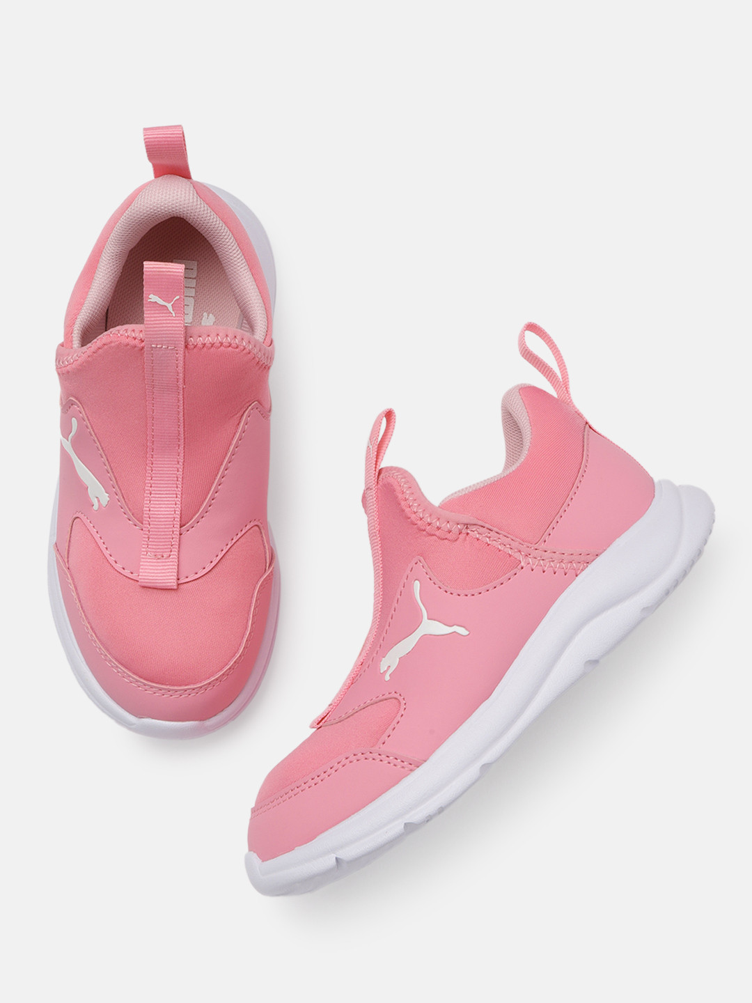 Buy Puma Boys Pink Fun Racer Slip On PS Sneakers - Casual Shoes for ...