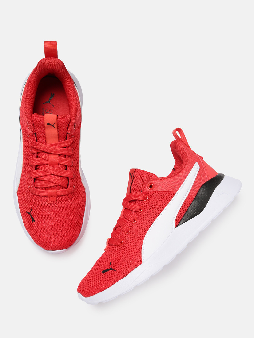 Buy Puma Boys Red Anzarun Lite Jr Sneakers - Casual Shoes for Boys ...