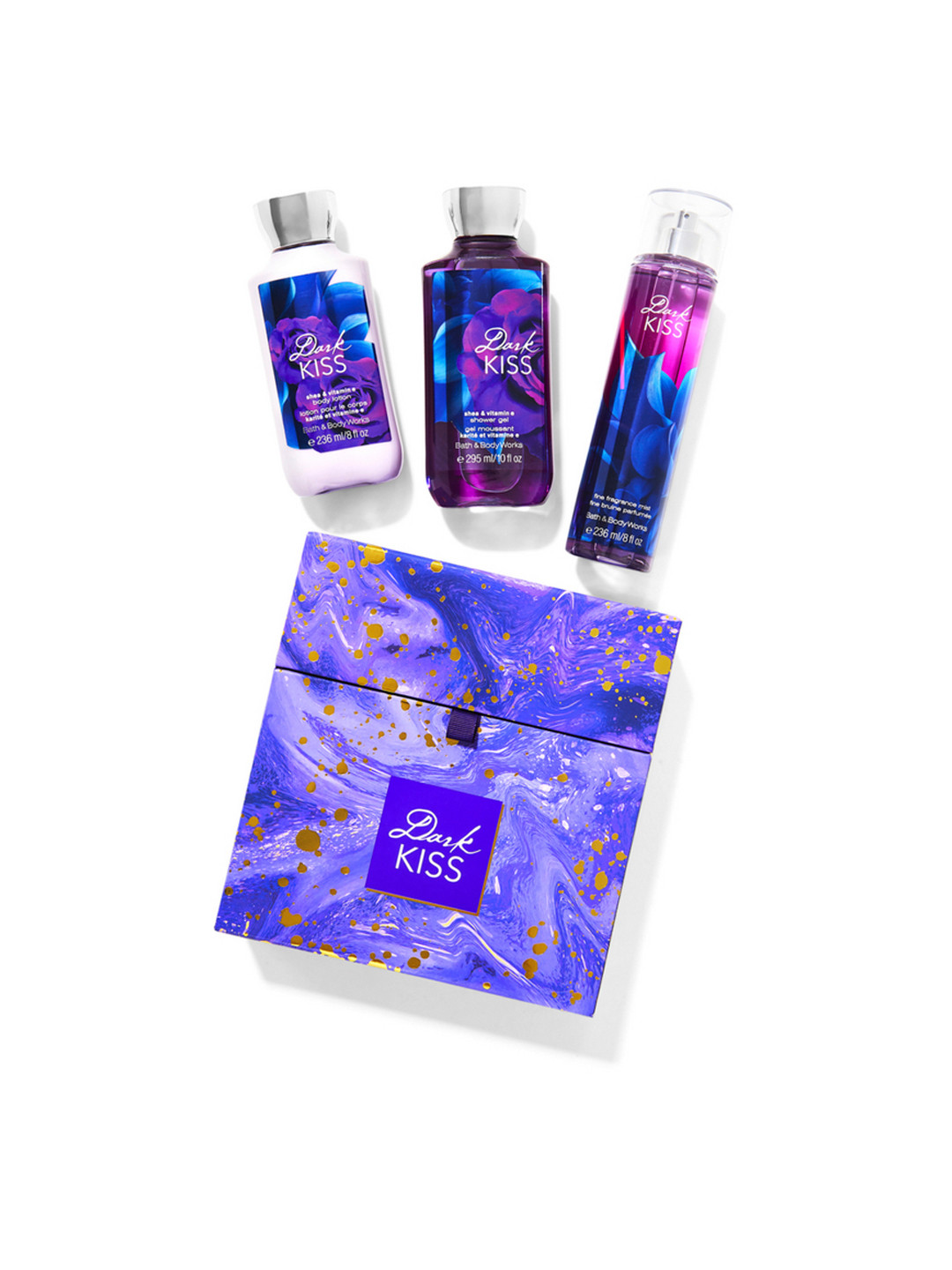 Buy Bath & Body Works Dark Kiss Gift Box Set - Bath And Body Gift Set ...