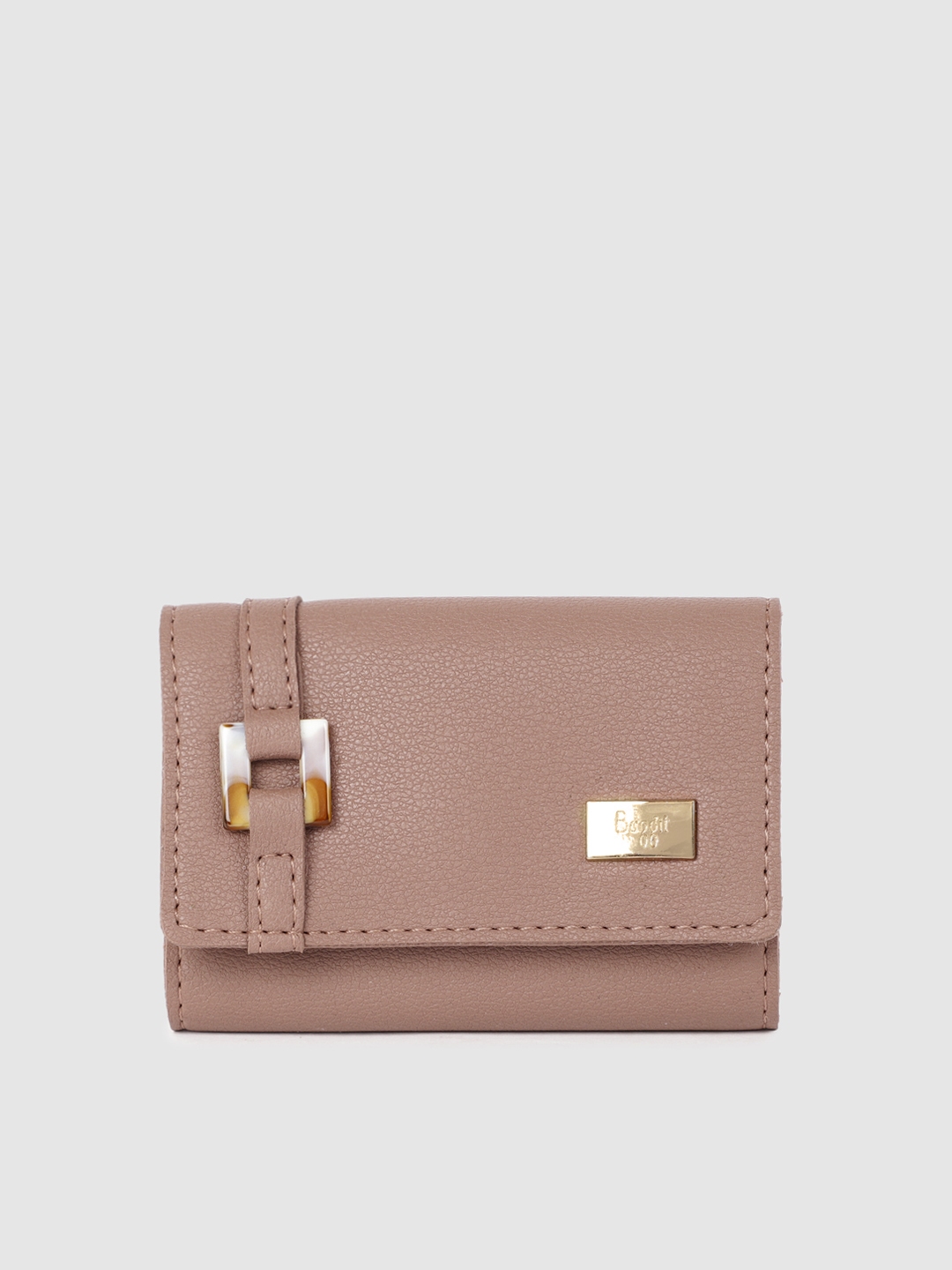 Buy Baggit Women Pink Solid Two Fold Wallet - Wallets for Women ...