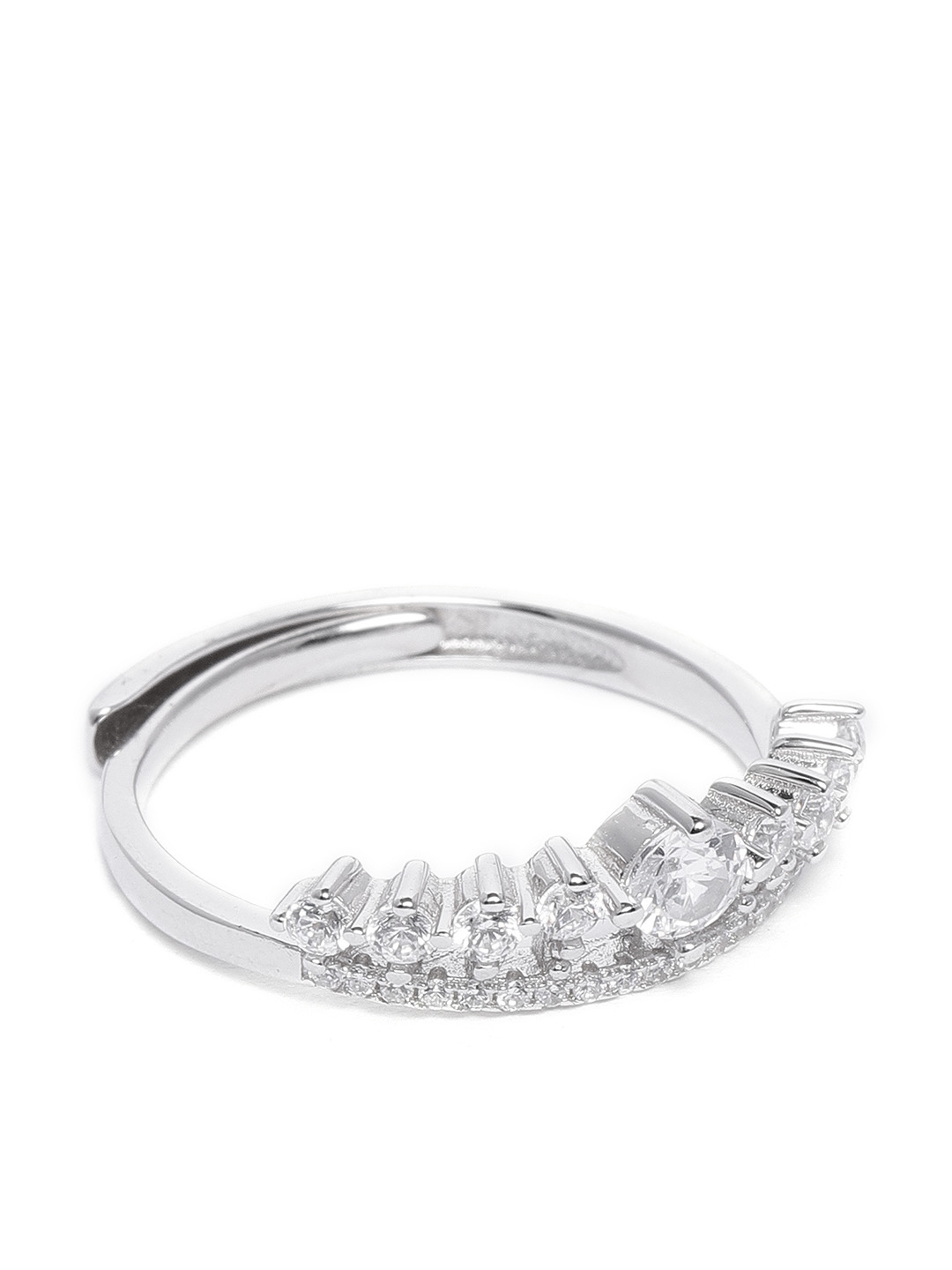 Buy GIVA Women 925 Sterling Silver CZ Studded Eshas Queens Crown