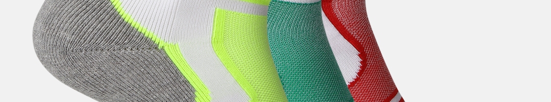 Buy HRX By Hrithik Roshan Men Pack Of 3 Ankle Length Terry Sports Socks ...
