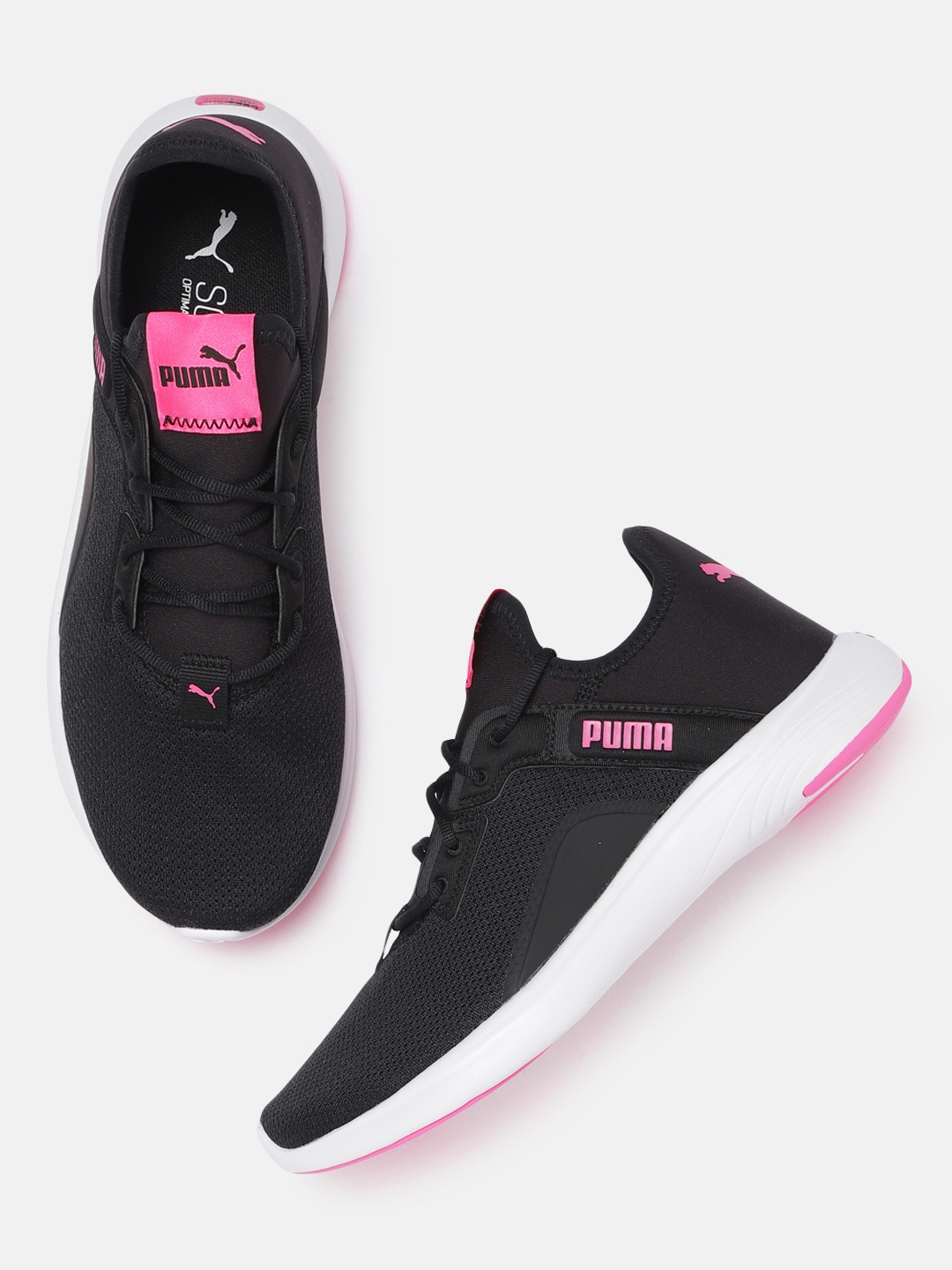 Buy Puma Women Black SOFTRIDE VITAL Femme Walking Shoes - Sports Shoes ...