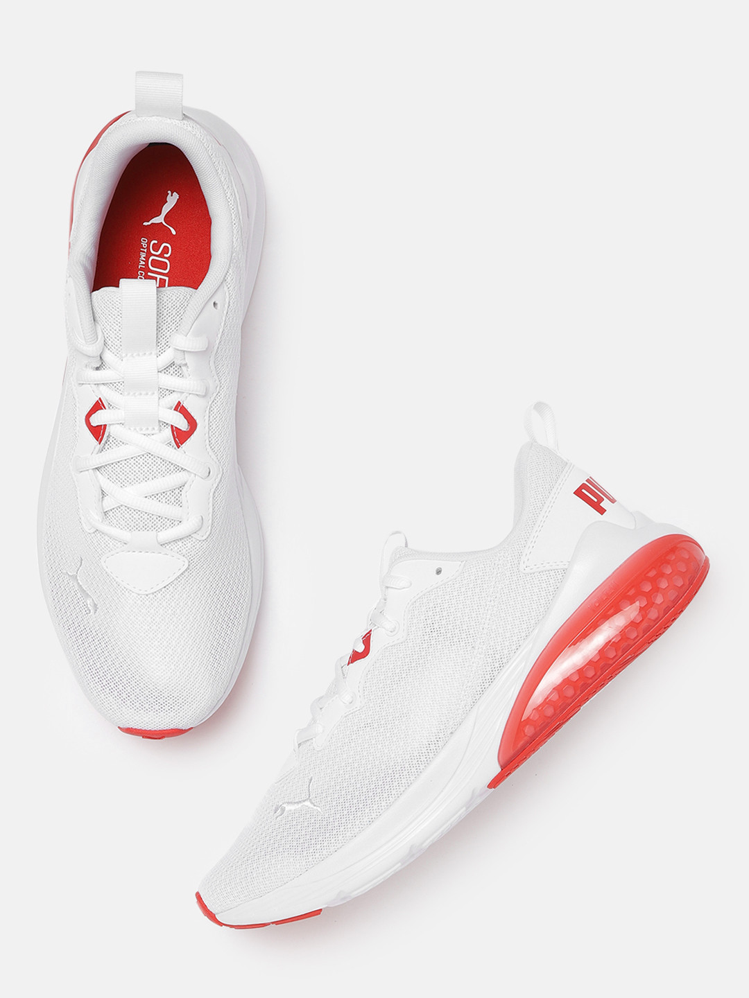 Buy Puma Men White Cell Vive Clean Running Shoes Sports Shoes for Men