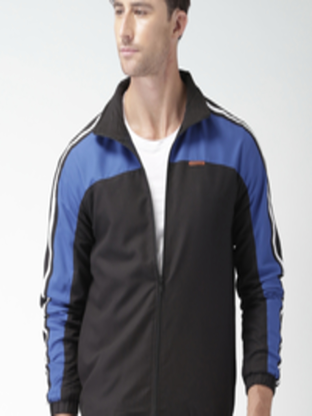 Buy Mast & Harbour Black & Blue Jacket - Jackets for Men 1348937 | Myntra