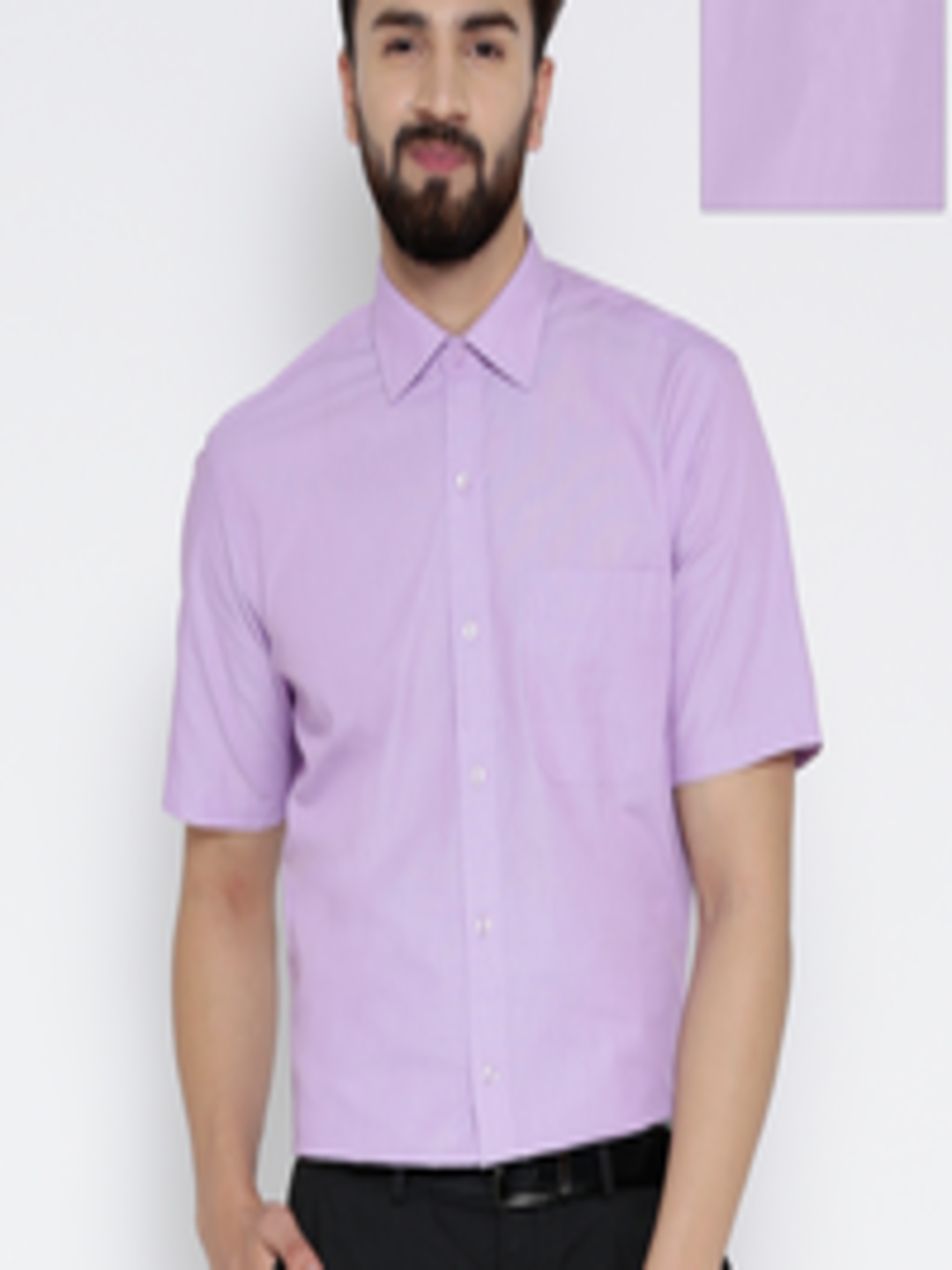 Buy Wills Lifestyle Lavender Formal Shirt - Shirts for Men 1350443 | Myntra