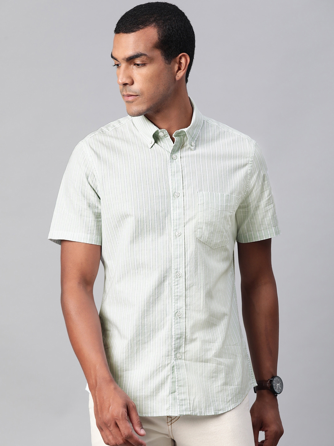 marks and spencer green t shirt