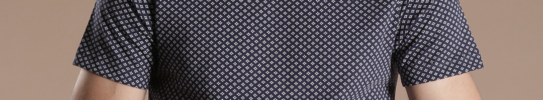 Buy Louis Philippe Navy Printed T Shirt - Tshirts for Men 1352556 | Myntra