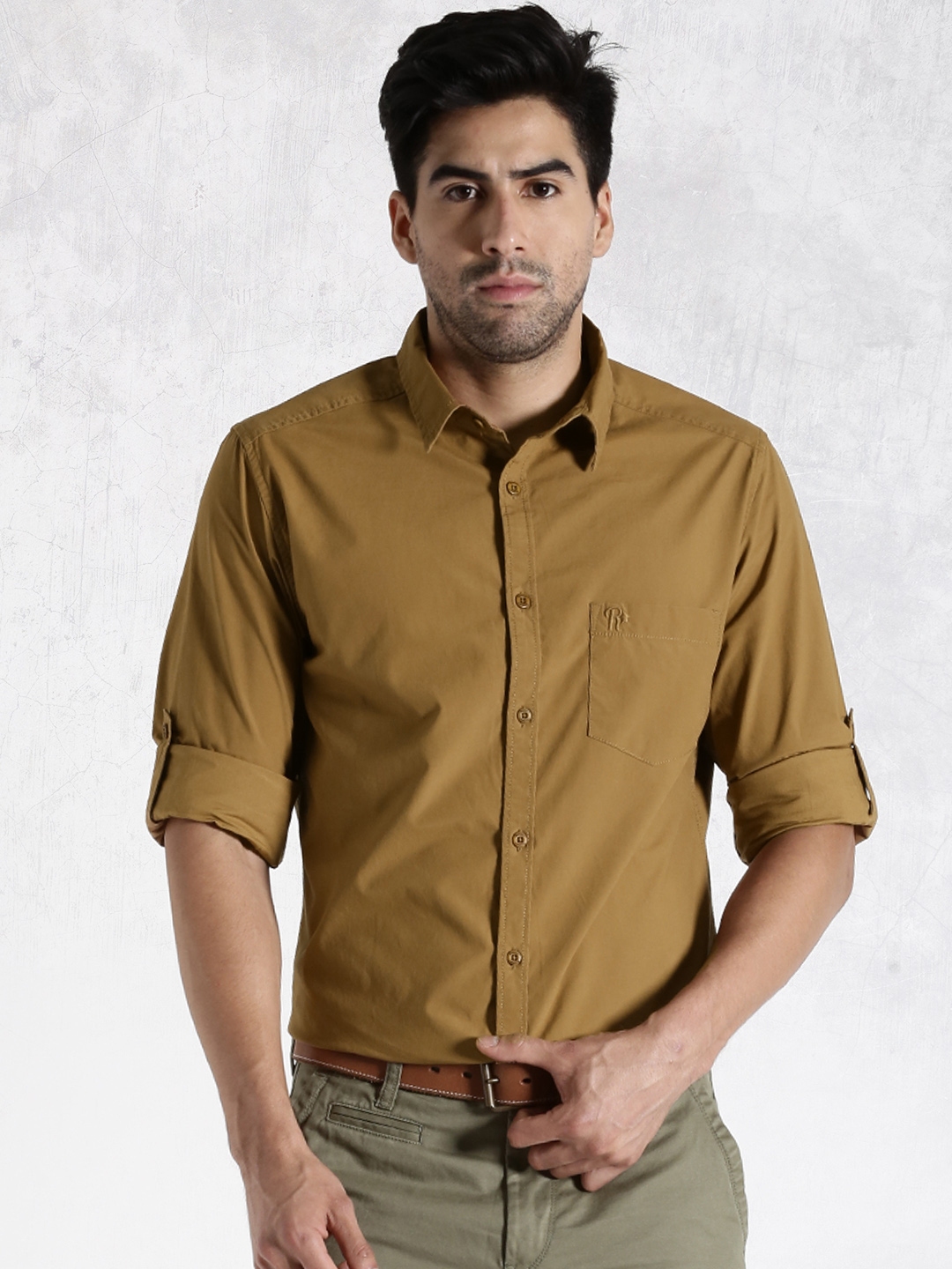 roadster khaki shirt