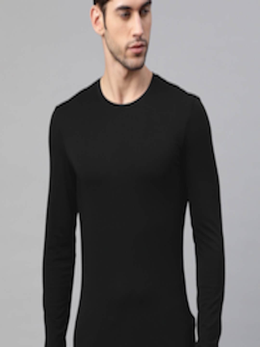 Buy Marks & Spencer Men Black Solid Innerwear Vest - Innerwear Vests ...
