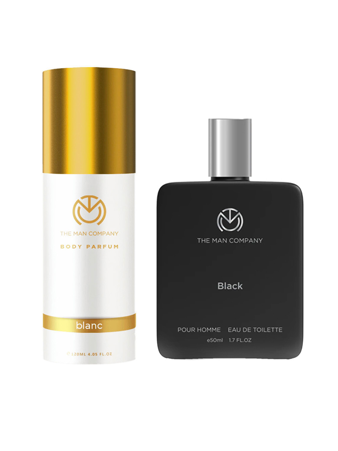 Buy THE MAN COMPANY Set Of Blanc Body Perfume & Black Pour Homme EDT