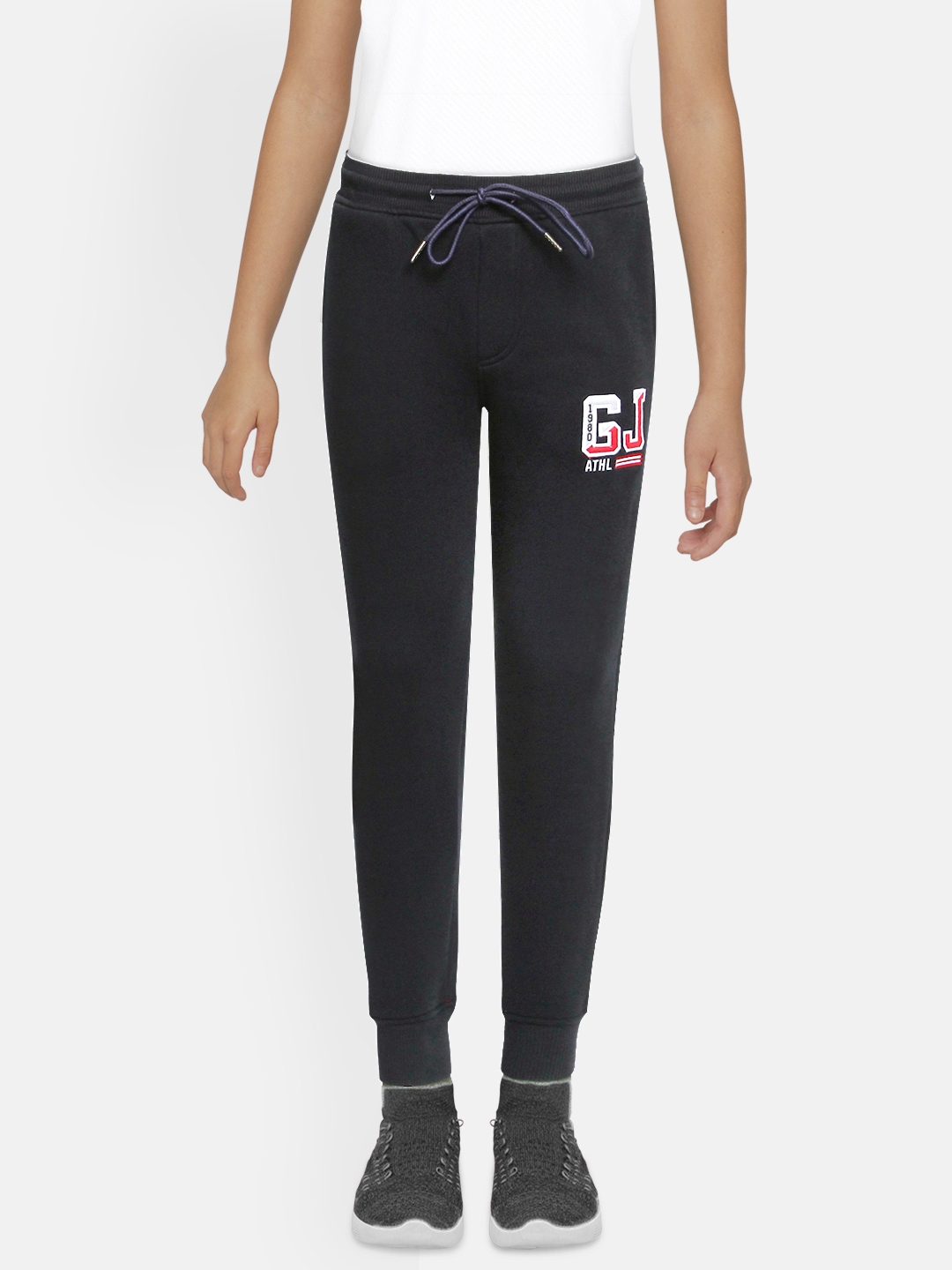 boys charcoal grey joggers