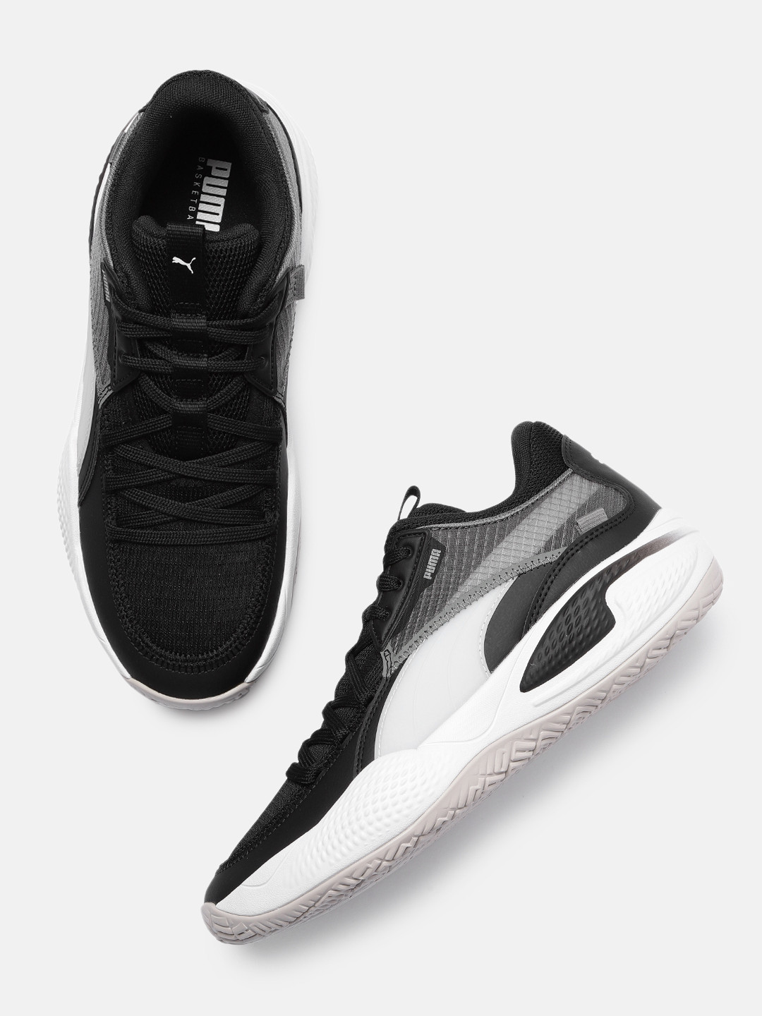 Buy PUMA Hoops Unisex Black Court Rider Basketball Shoes Sports Shoes