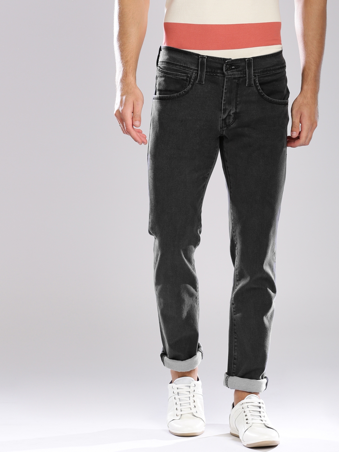 Buy Levi's Charcoal Grey Jeans 511 Jeans for Men 1357492 Myntra