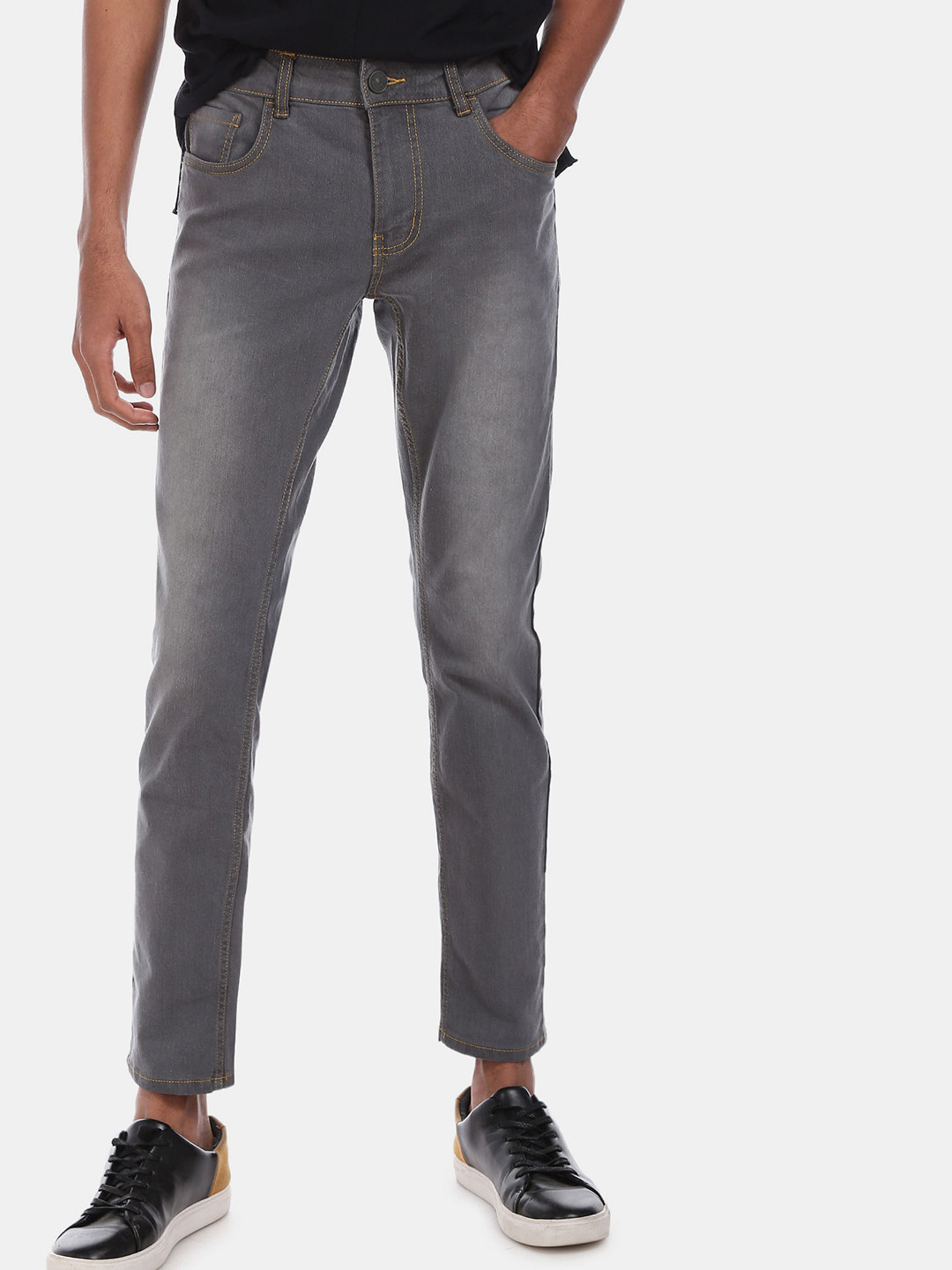 Buy Colt Men Grey Regular Fit Jeans Jeans for Men 13579986 Myntra
