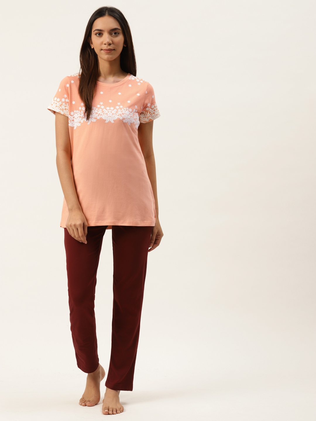 floral night suit