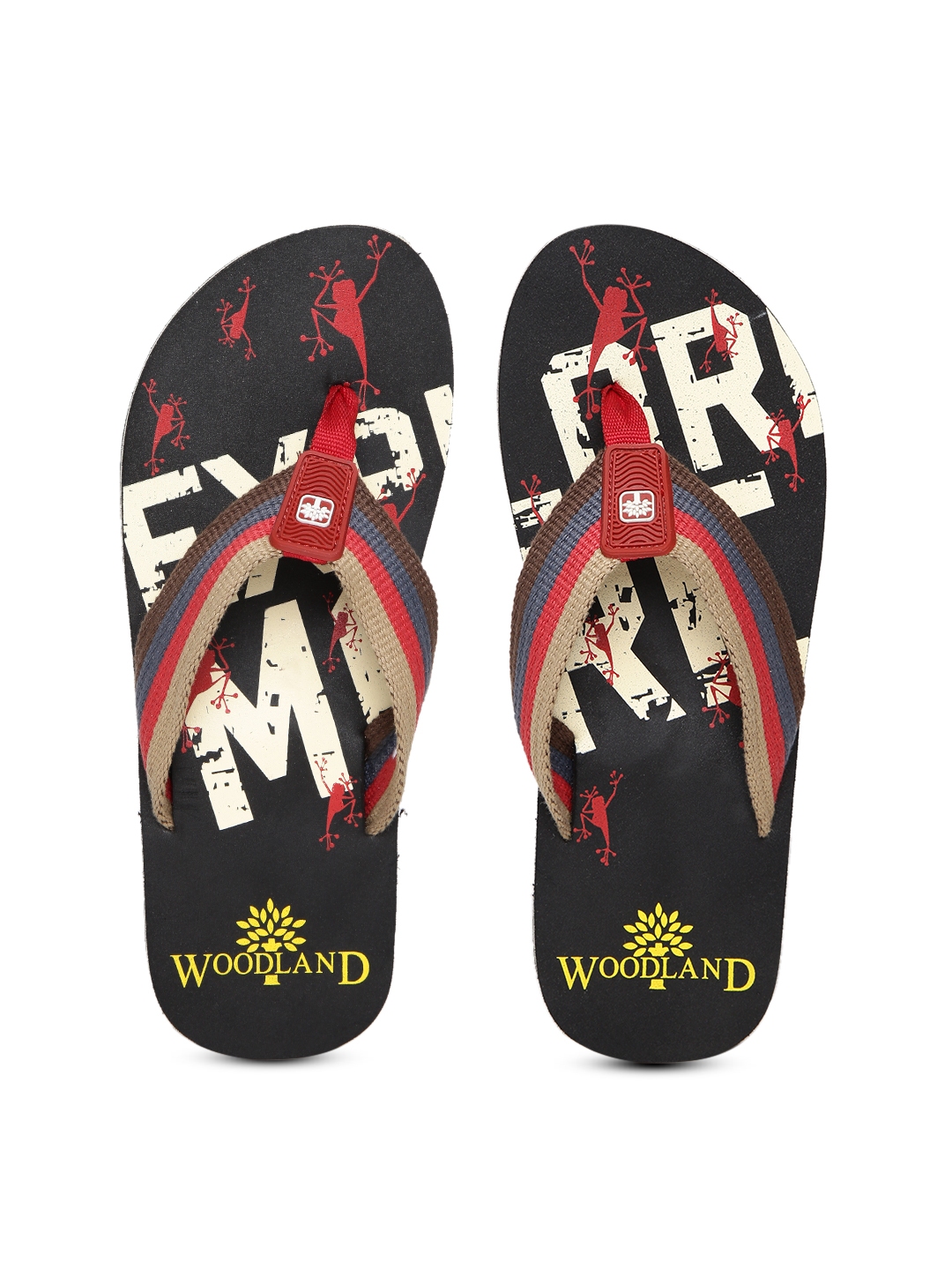 woodland mens flip flops