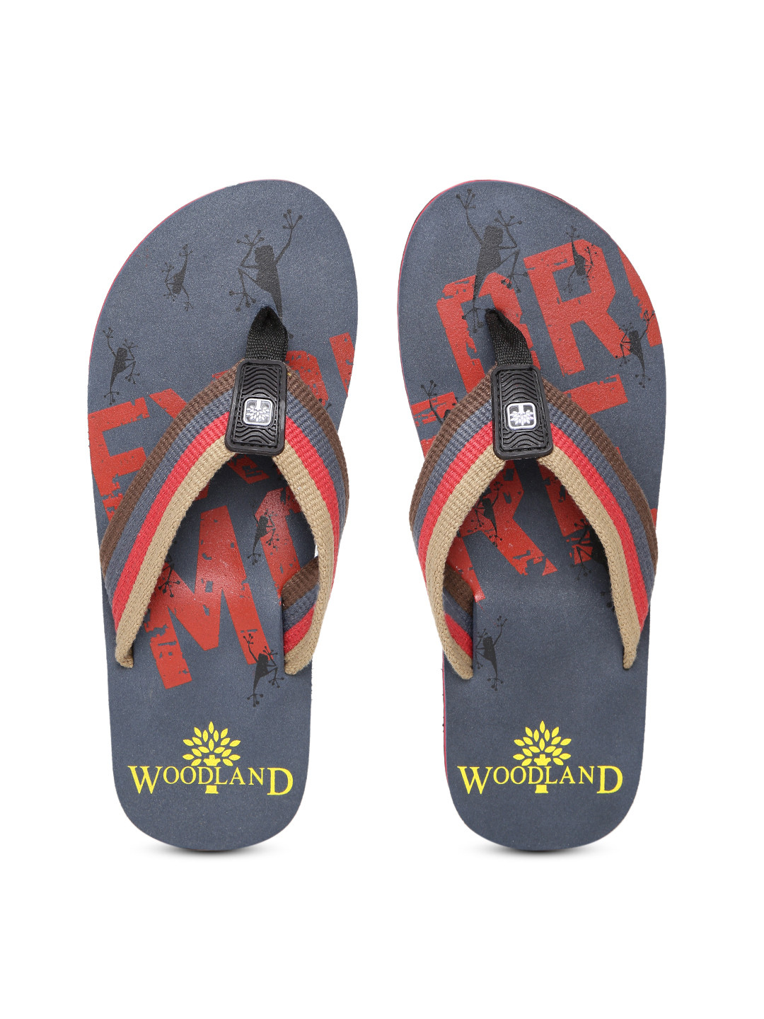 Buy Woodland ProPlanet Men Multicoloured Flip Flops - Flip Flops for Men 1360398 | Myntra