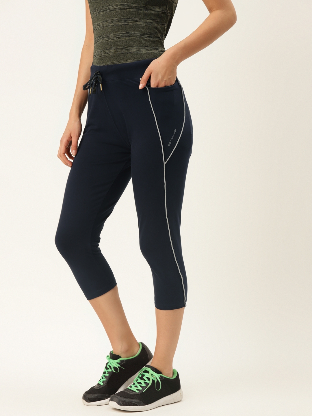 blue track pants women's