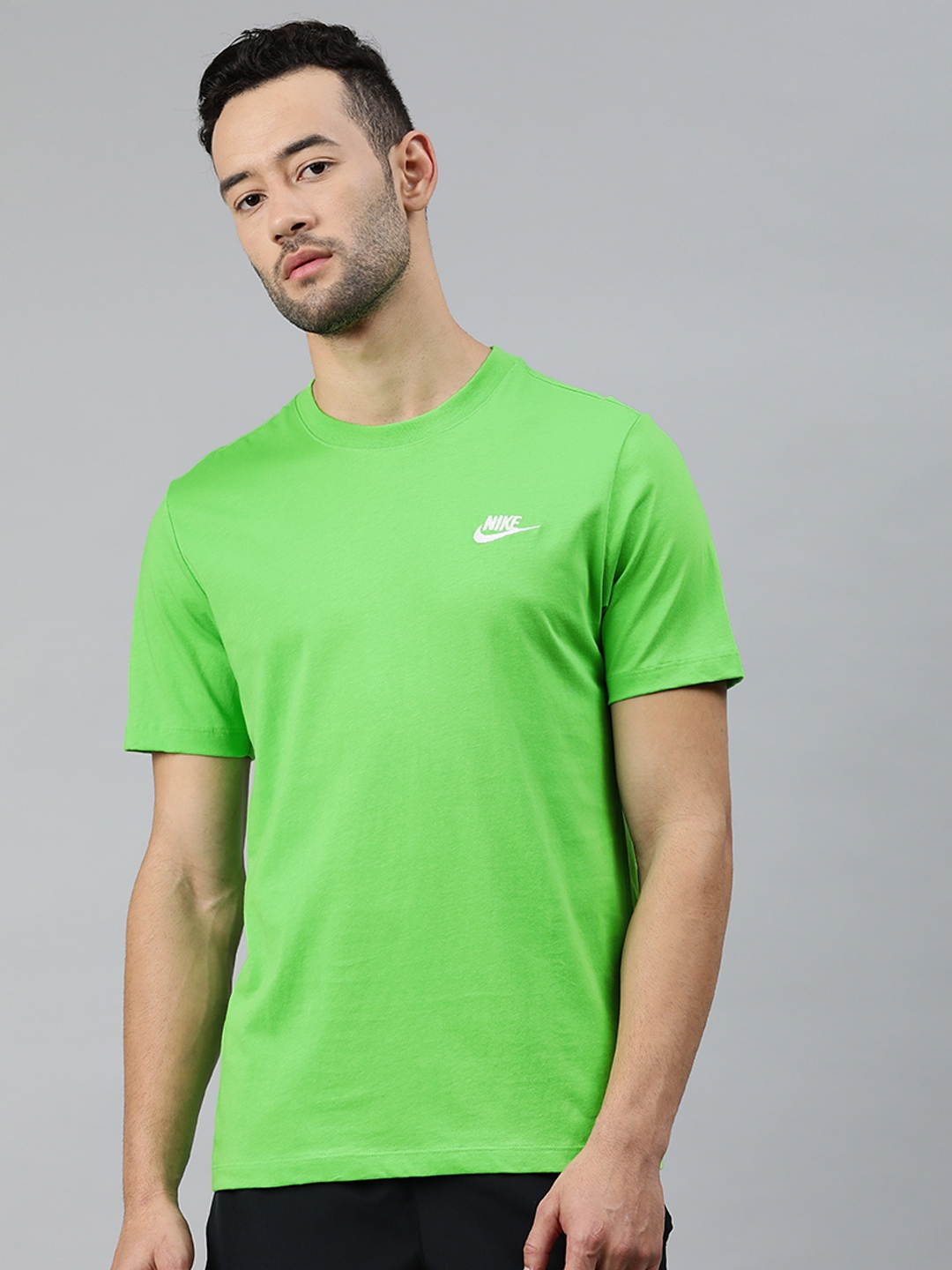 lime green nike shirt