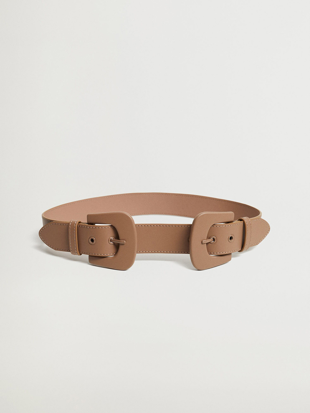 Buy MANGO Women Nude Coloured Solid Belt Belts for Women 13627118