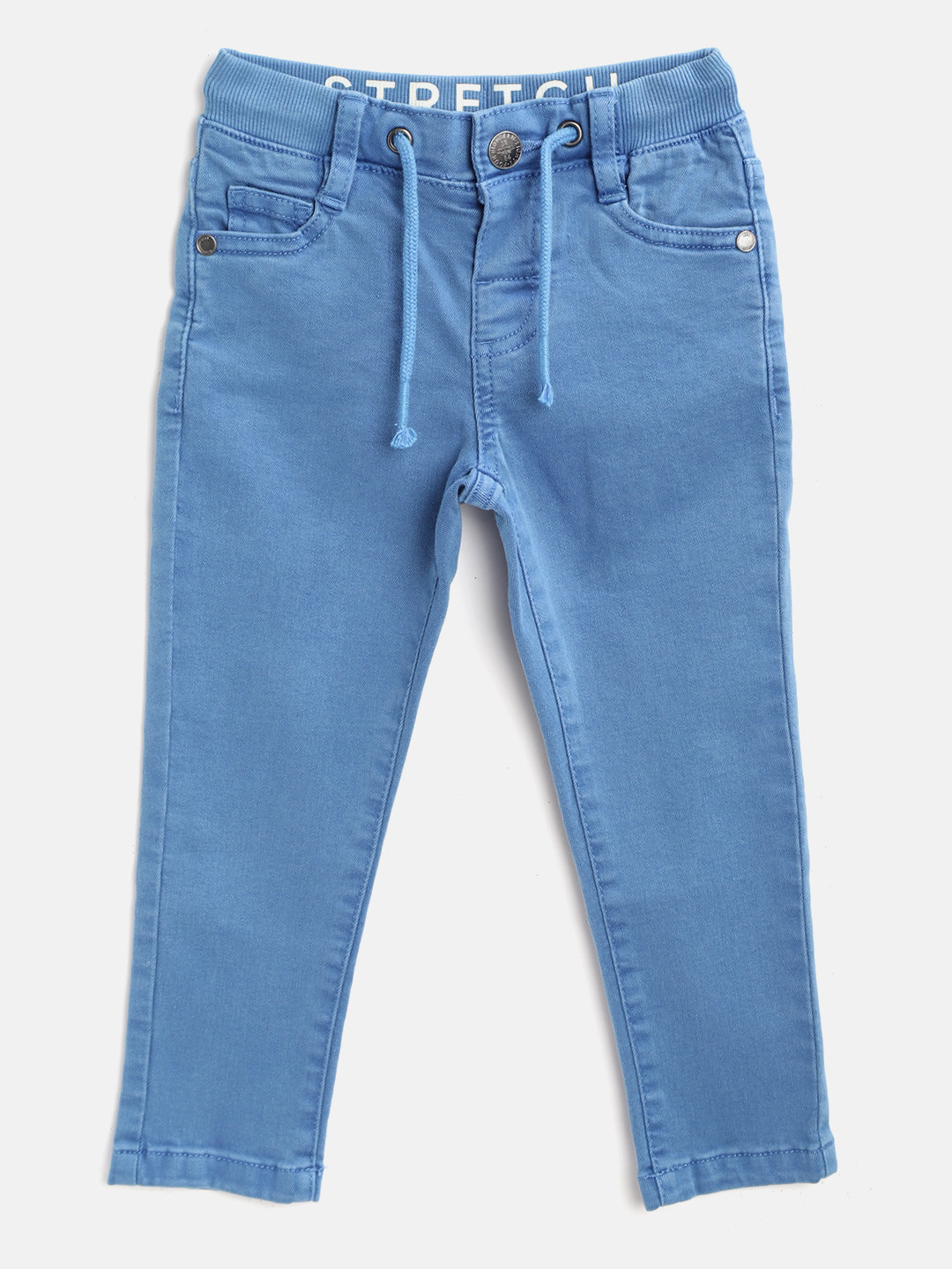 Pantalon Garçon Marks & Spencer Bleu 10-11 Ans Polyester Viscose