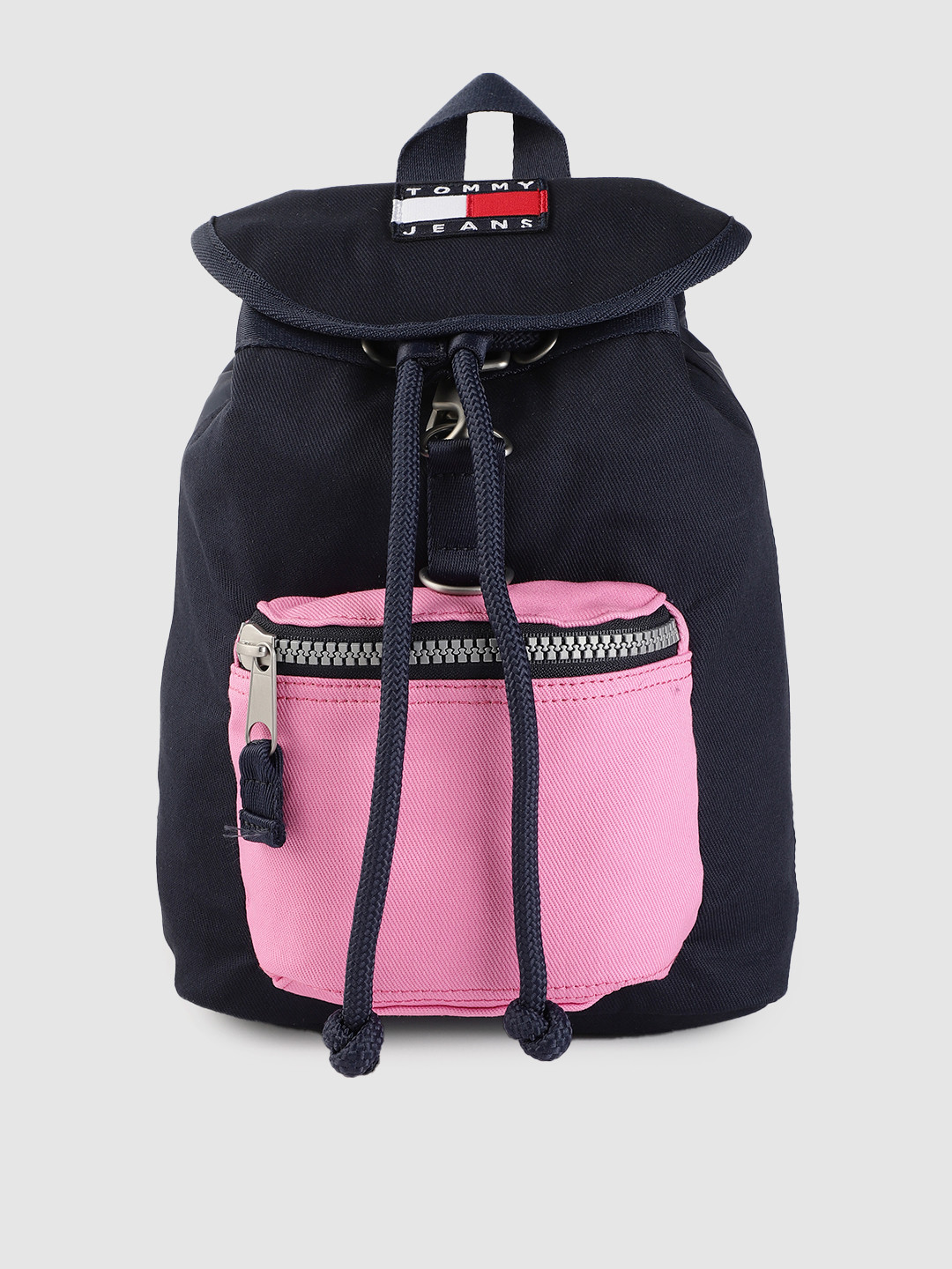 Buy Tommy Hilfiger Women Navy Blue & Pink TJW HERITAGE SM FLAP