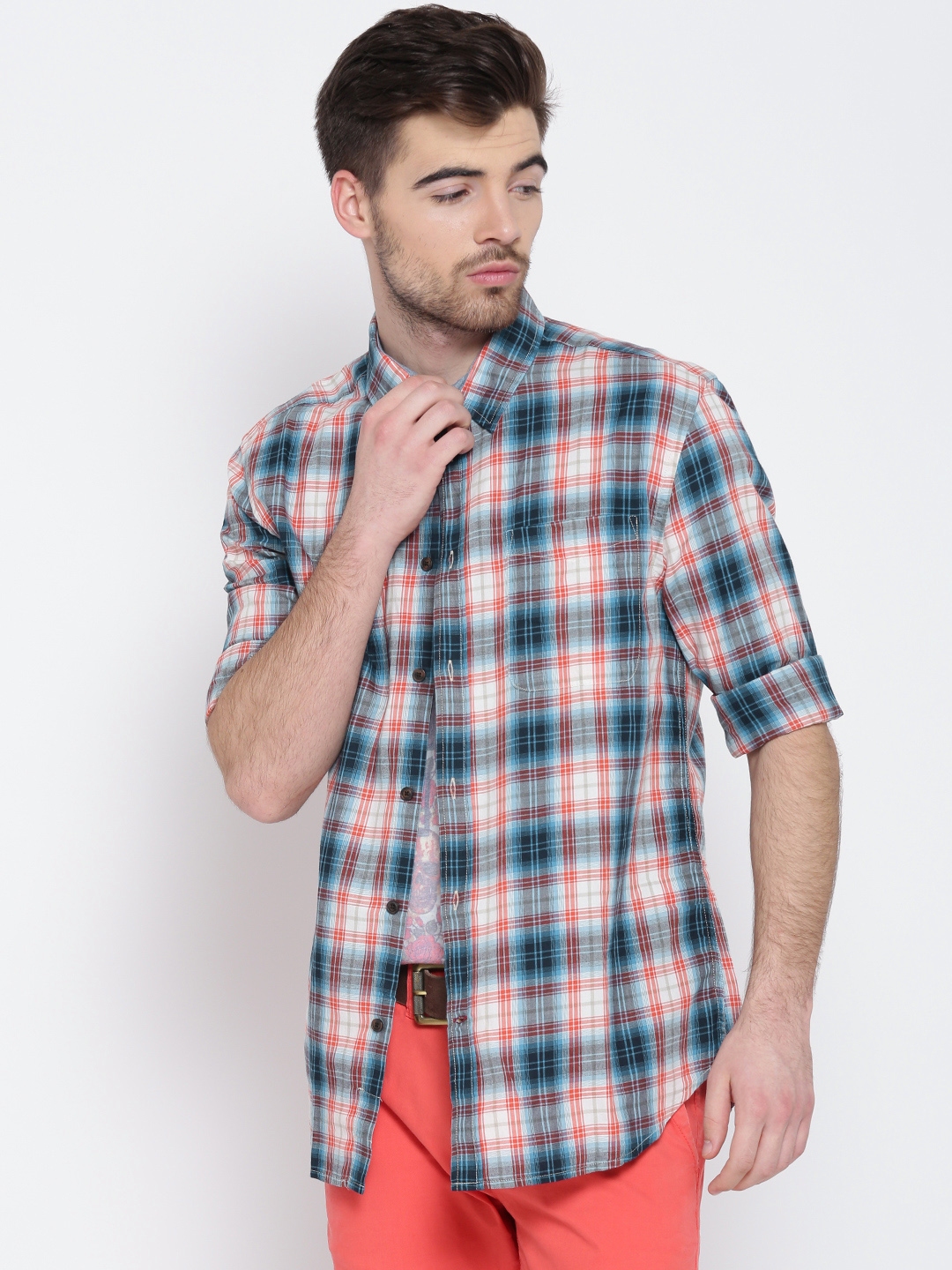 jack and jones checked shirt