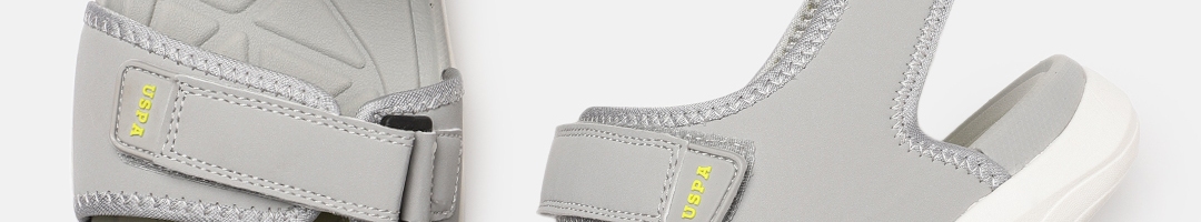 Buy U.S. Polo Assn. Men Grey LINSON Comfort Sandals - Sandals for Men ...