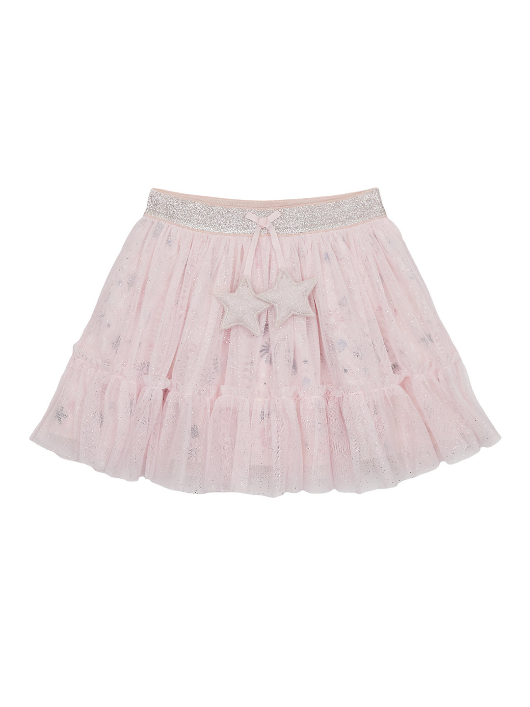 Buy Mothercare Infant Girl Nude Pink Embellished Mesh Layered Flounce