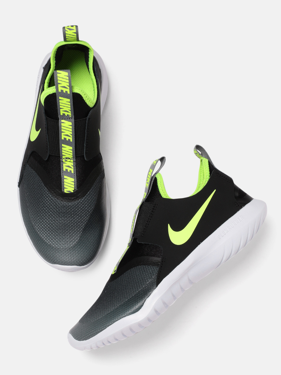 Buy Nike Kids Black FLEX RUNNER Running Shoes Sports