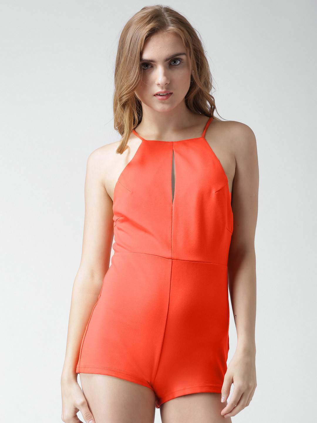 Buy FOREVER 21 Orange Playsuit Jumpsuit for Women 1366305 Myntra